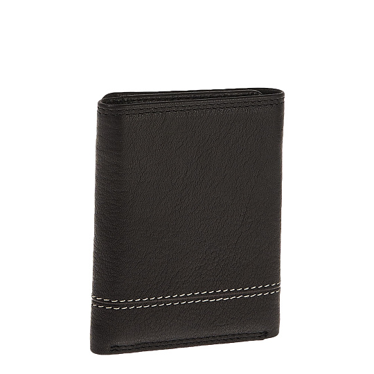 Портмоне Dr.Koffer из натуральной кожи черное