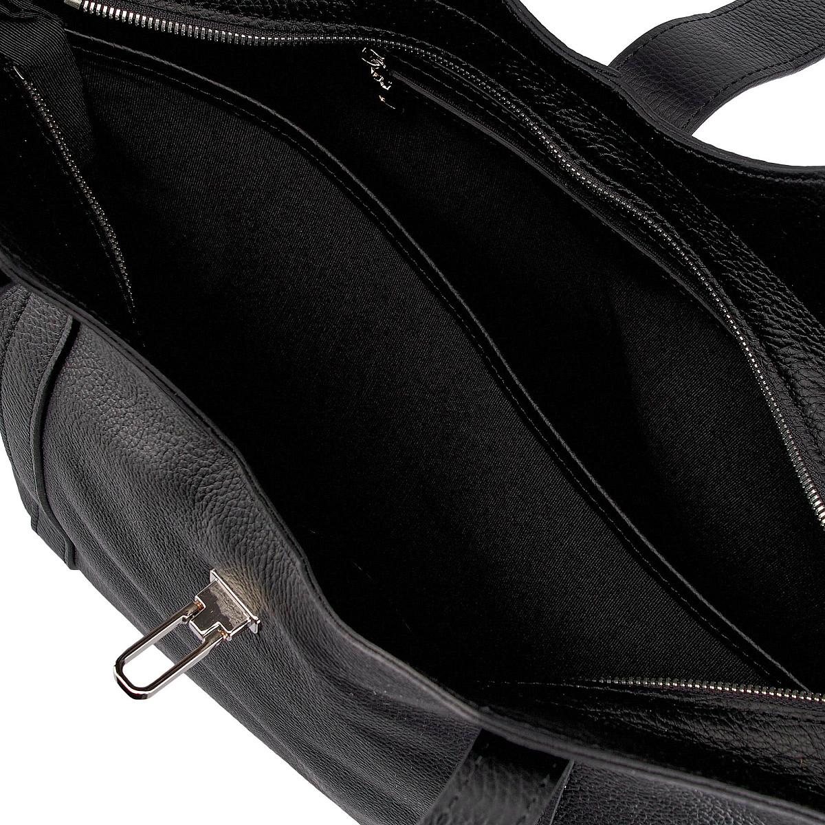 Женская сумка Dr. Koffer из натуральной кожи черная