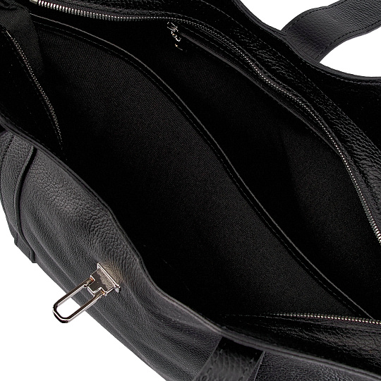 Женская сумка Dr. Koffer из натуральной кожи черная