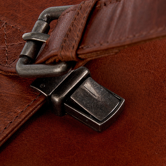 Рюкзак Dr.Koffer из натуральной кожи светло-коричневый