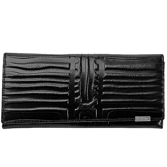 Портмоне Dr.Koffer из натуральной кожи черное