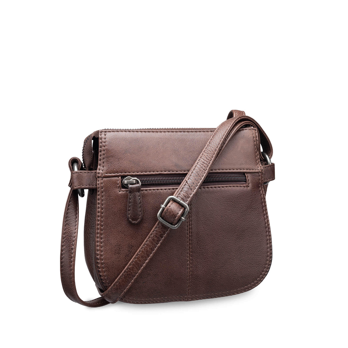 Женская сумка Dr.Koffer из натуральной кожи коричневая