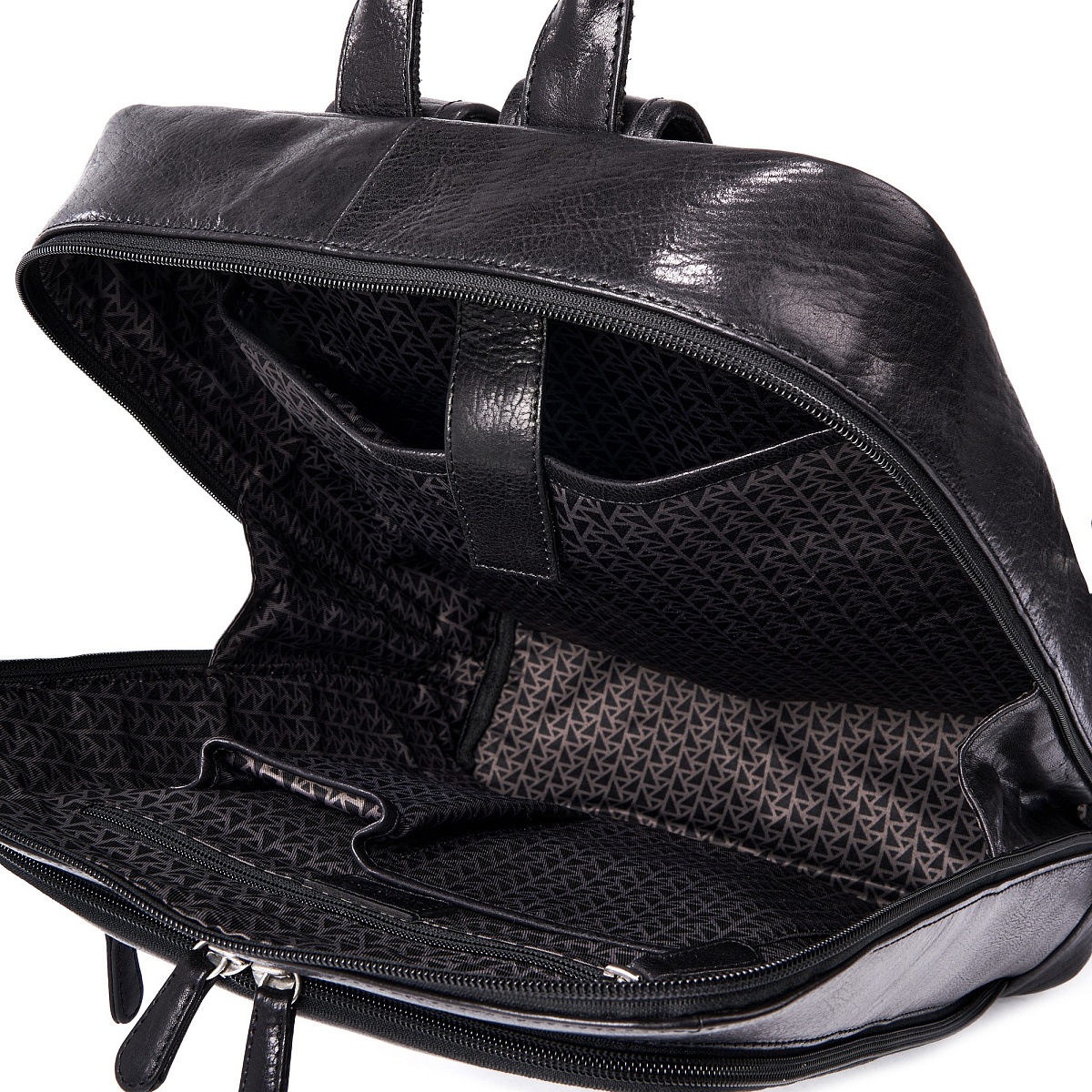 Рюкзак Dr.Koffer из натуральной кожи черный