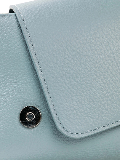 Женская сумка Dr. Koffer из натуральной кожи голубая