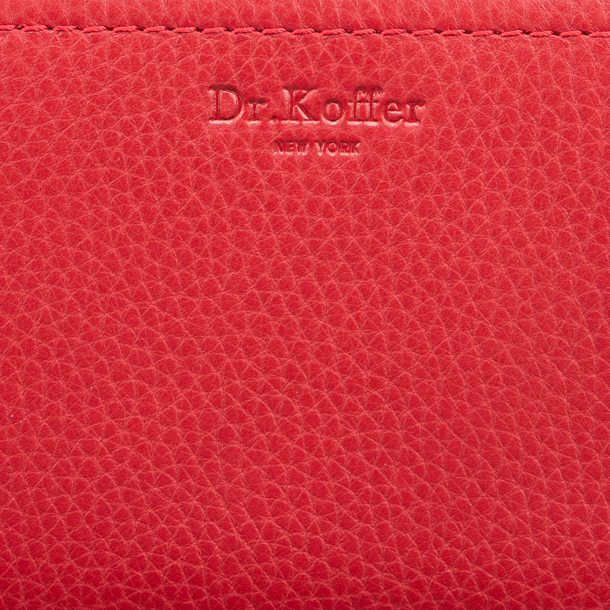 Портмоне Dr.Koffer из натуральной кожи красное