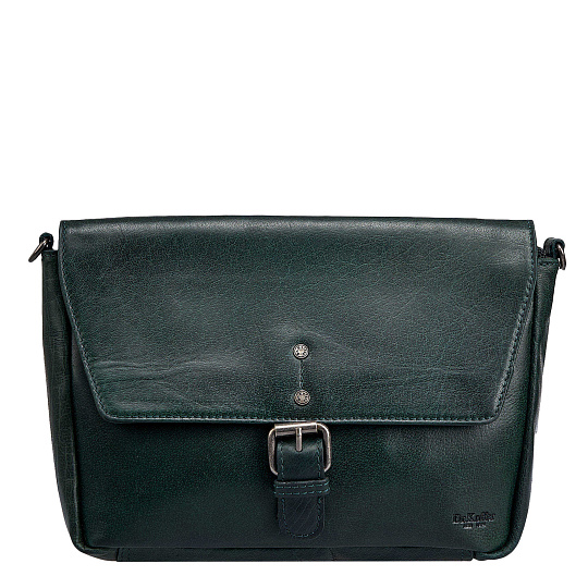 Женская сумка Dr.Koffer из натуральной кожи зеленая