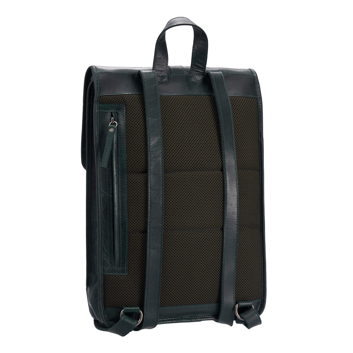 Рюкзак Dr.Koffer из натуральной кожи зеленый