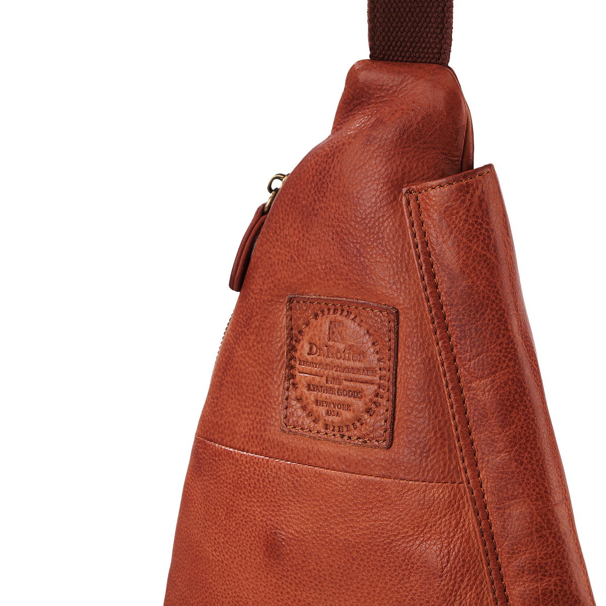 Рюкзак Dr.Koffer из натуральной кожи светло-коричневый