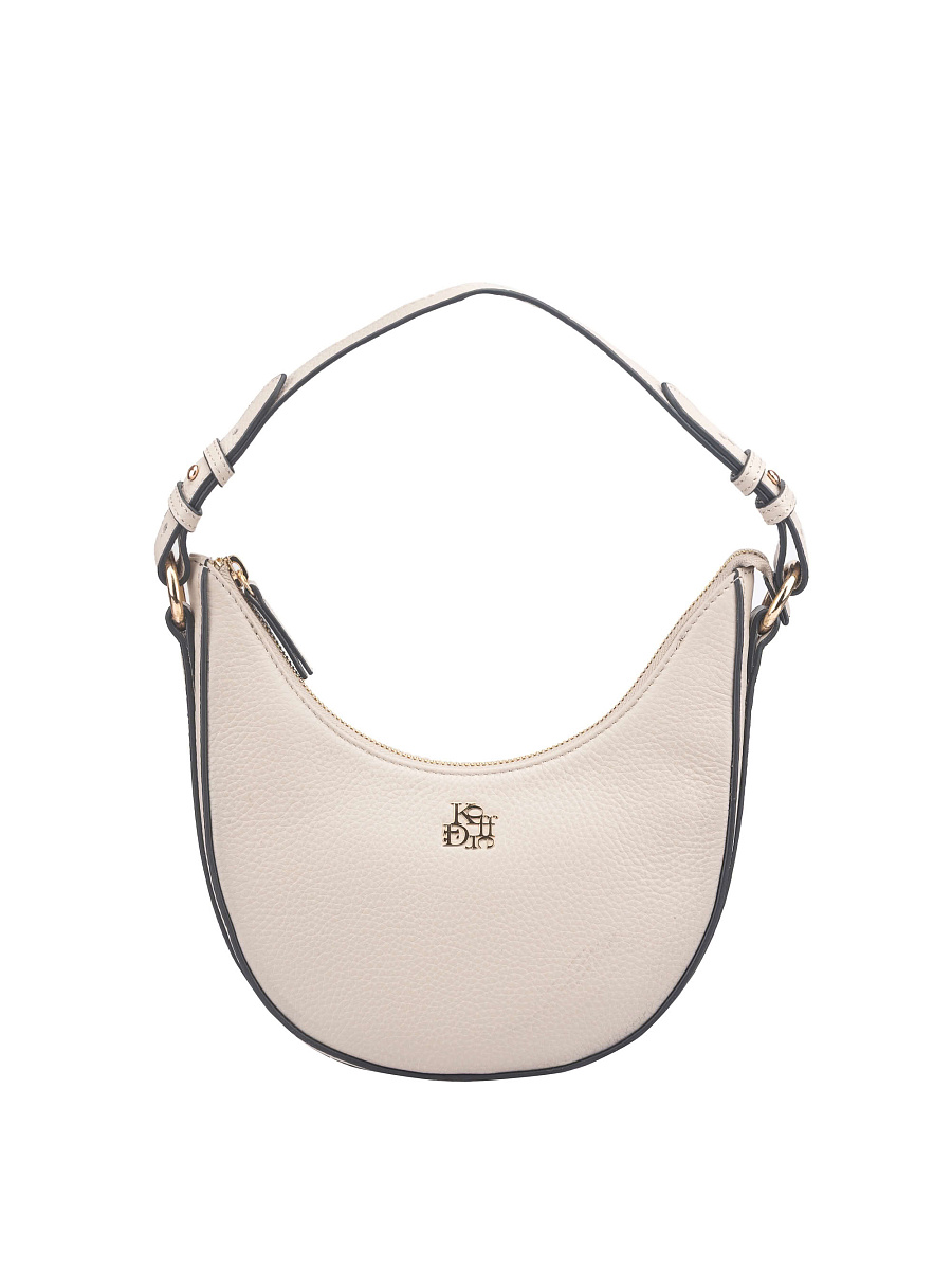 Женская сумка Dr. Koffer из натуральной кожи бежевая