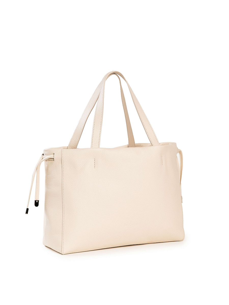 Женская сумка Dr. Koffer из натуральной кожи белая