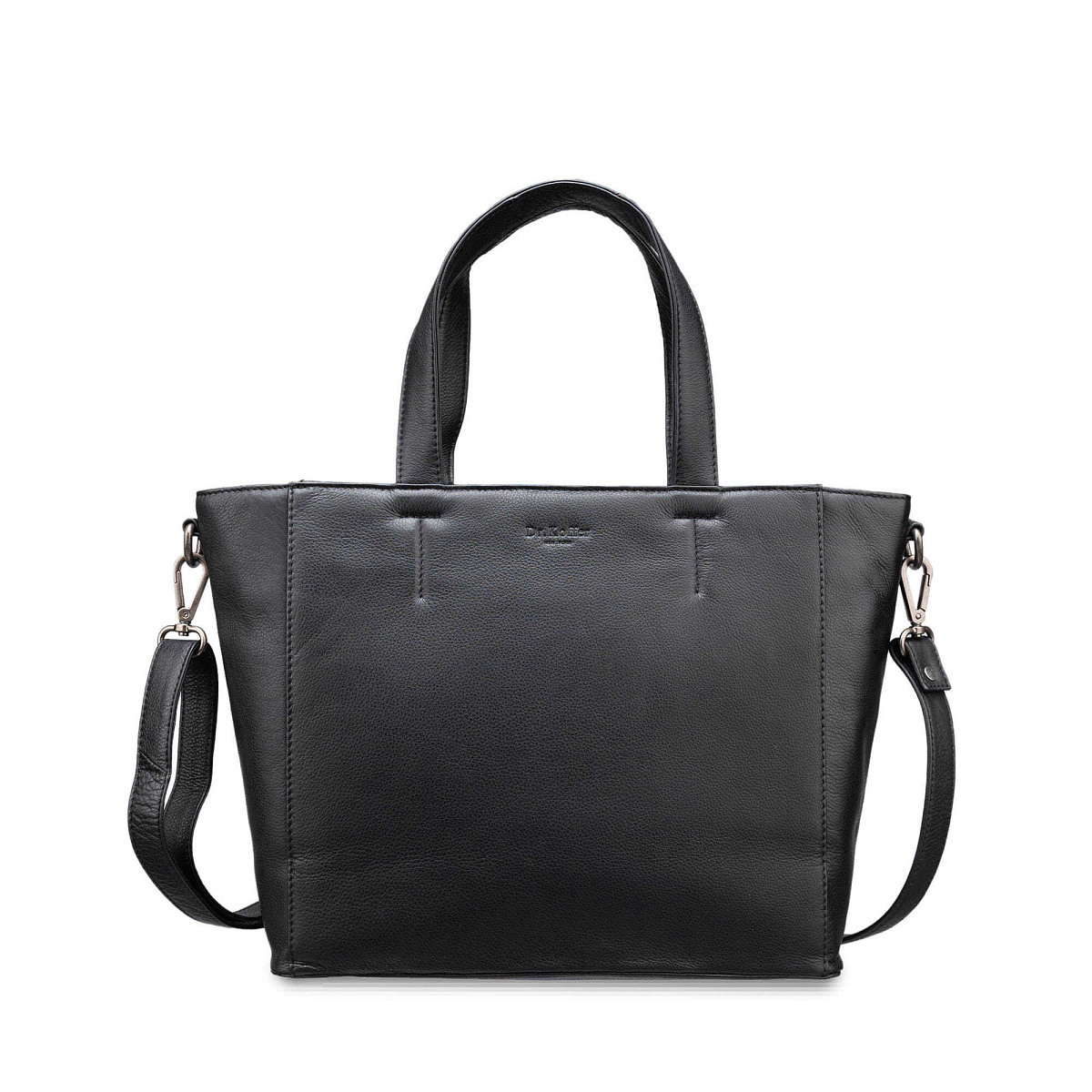 Женская сумка Dr.Koffer из натуральной кожи чёрная