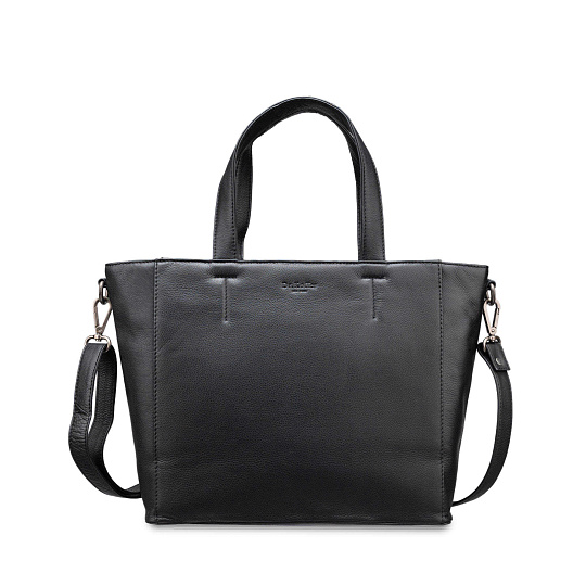 Женская сумка Dr.Koffer из натуральной кожи чёрная