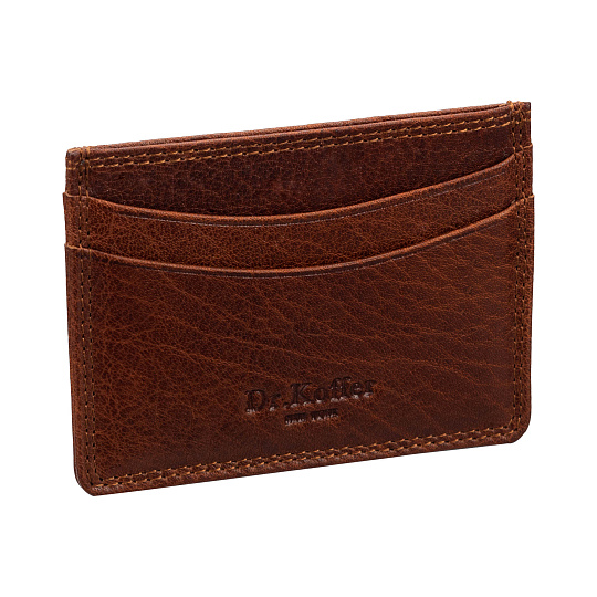 Кредитница Dr.Koffer из натуральной кожи коричневая