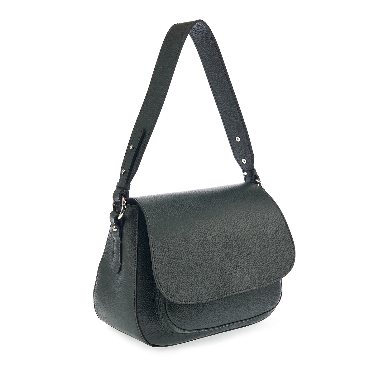 Женская сумка Dr. Koffer из натуральной кожи зеленая