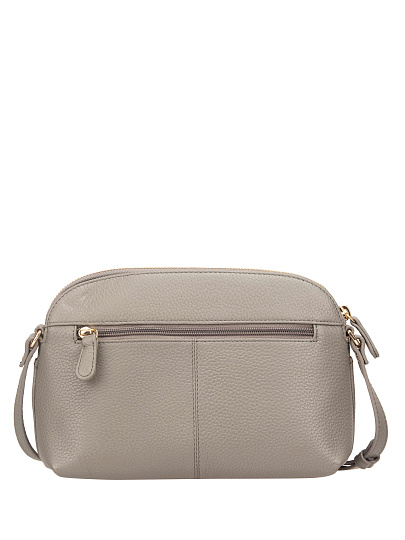 Женская сумка Dr. Koffer из натуральной кожи серая