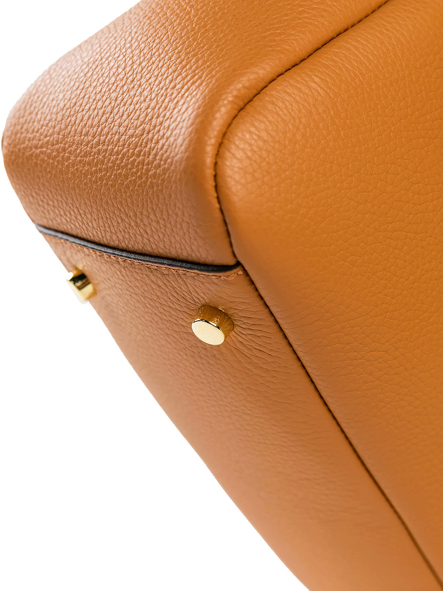 Женская сумка Dr. Koffer из натуральной кожи коричневая