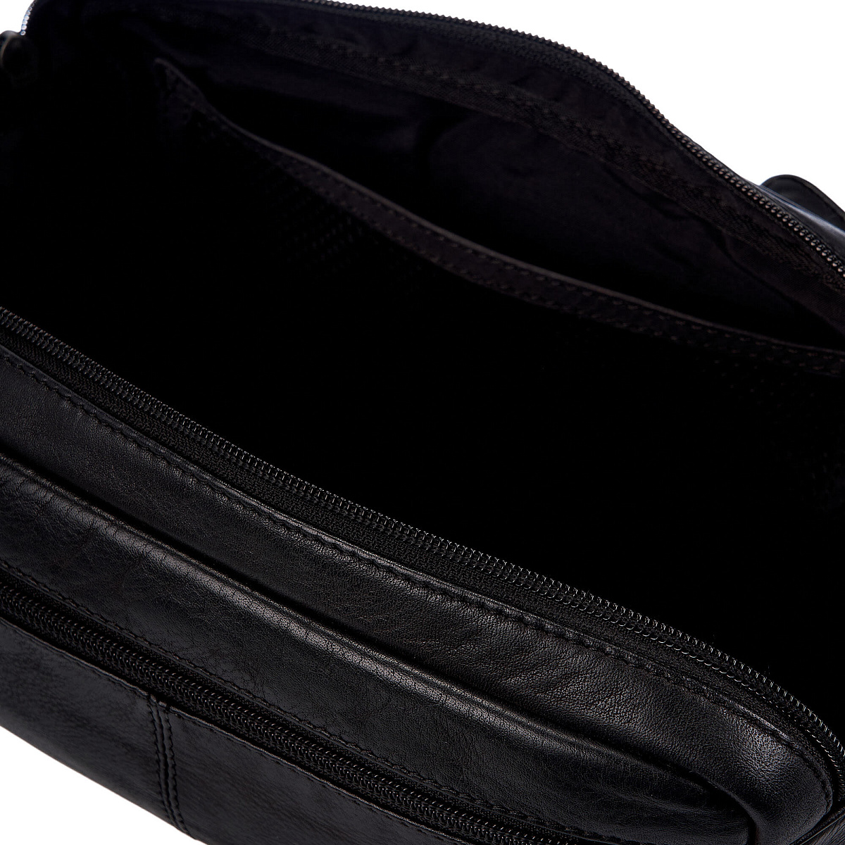 Несессер Dr. Koffer из натуральной кожи черный