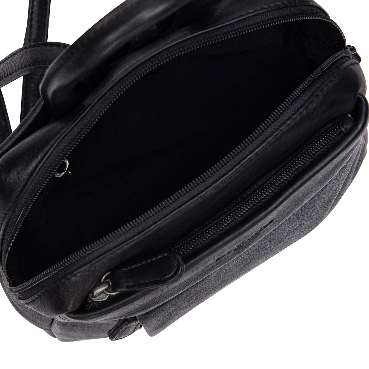 Рюкзак Dr.Koffer из натуральной кожи черный