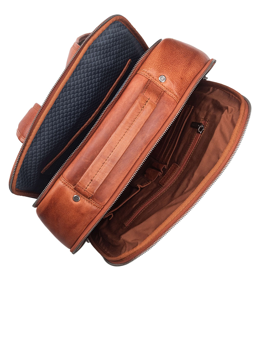 Рюкзак Dr. Koffer из натуральной кожи коричневый