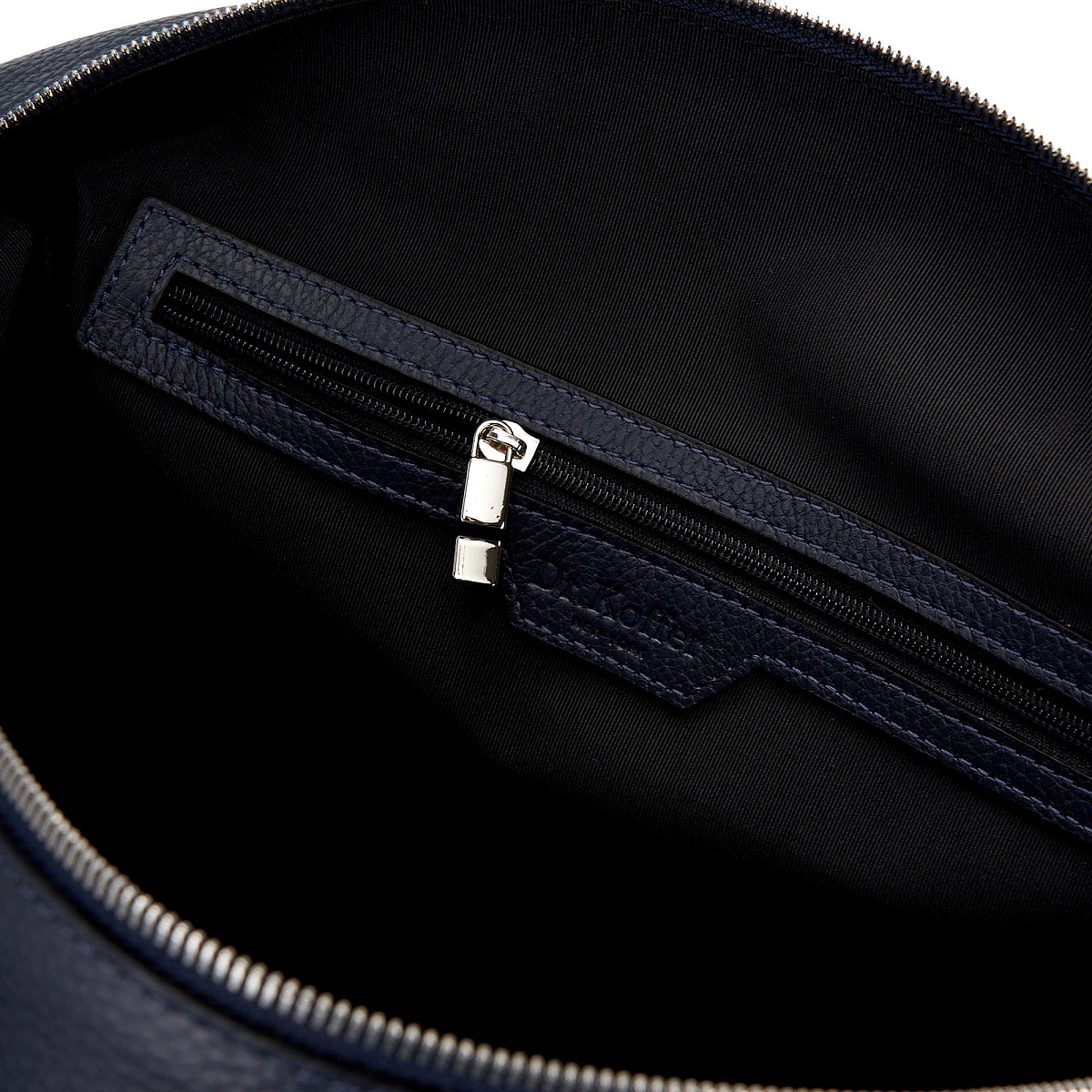 Сумка дорожная Dr.Koffer из натуральной кожи синяя