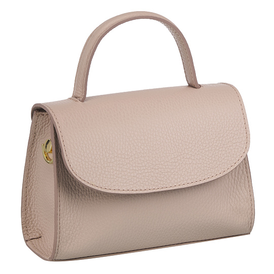 Женская сумка Dr. Koffer из натуральной кожи бежевая