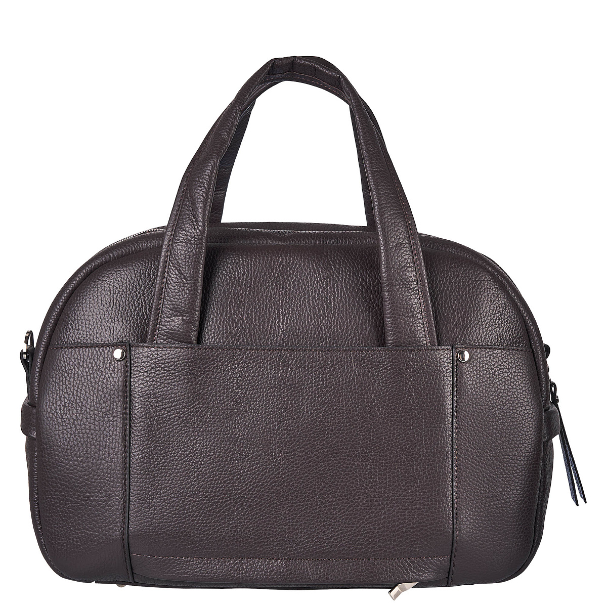 Сумка дорожная Dr.Koffer из натуральной кожи коричневая