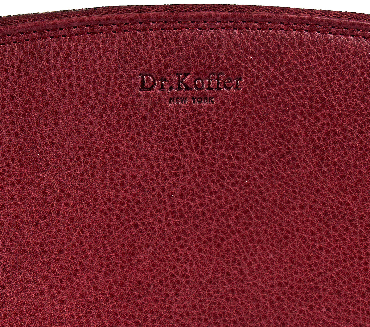 Портмоне Dr.Koffer из натуральной кожи бордовый