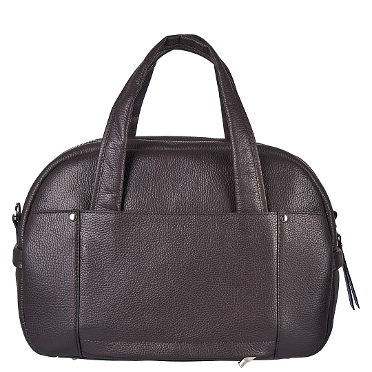 Сумка дорожная Dr.Koffer из натуральной кожи коричневая