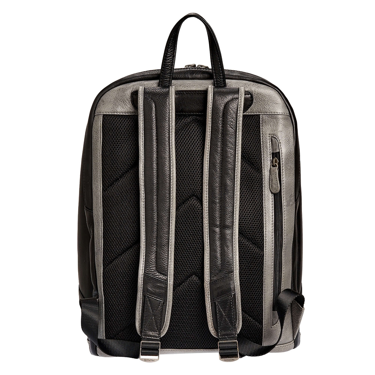 Рюкзак Dr.Koffer из натуральной кожи серый