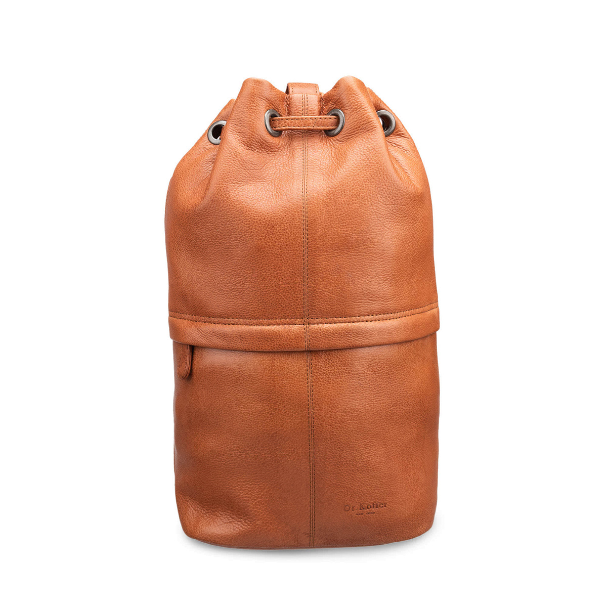Рюкзак Dr.Koffer из натуральной кожи светло-коричневый