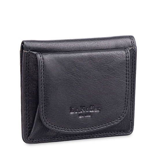 Кошелек Dr.Koffer из натуральной кожи черный