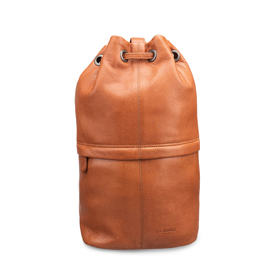 Рюкзак Dr.Koffer из натуральной кожи светло-коричневый