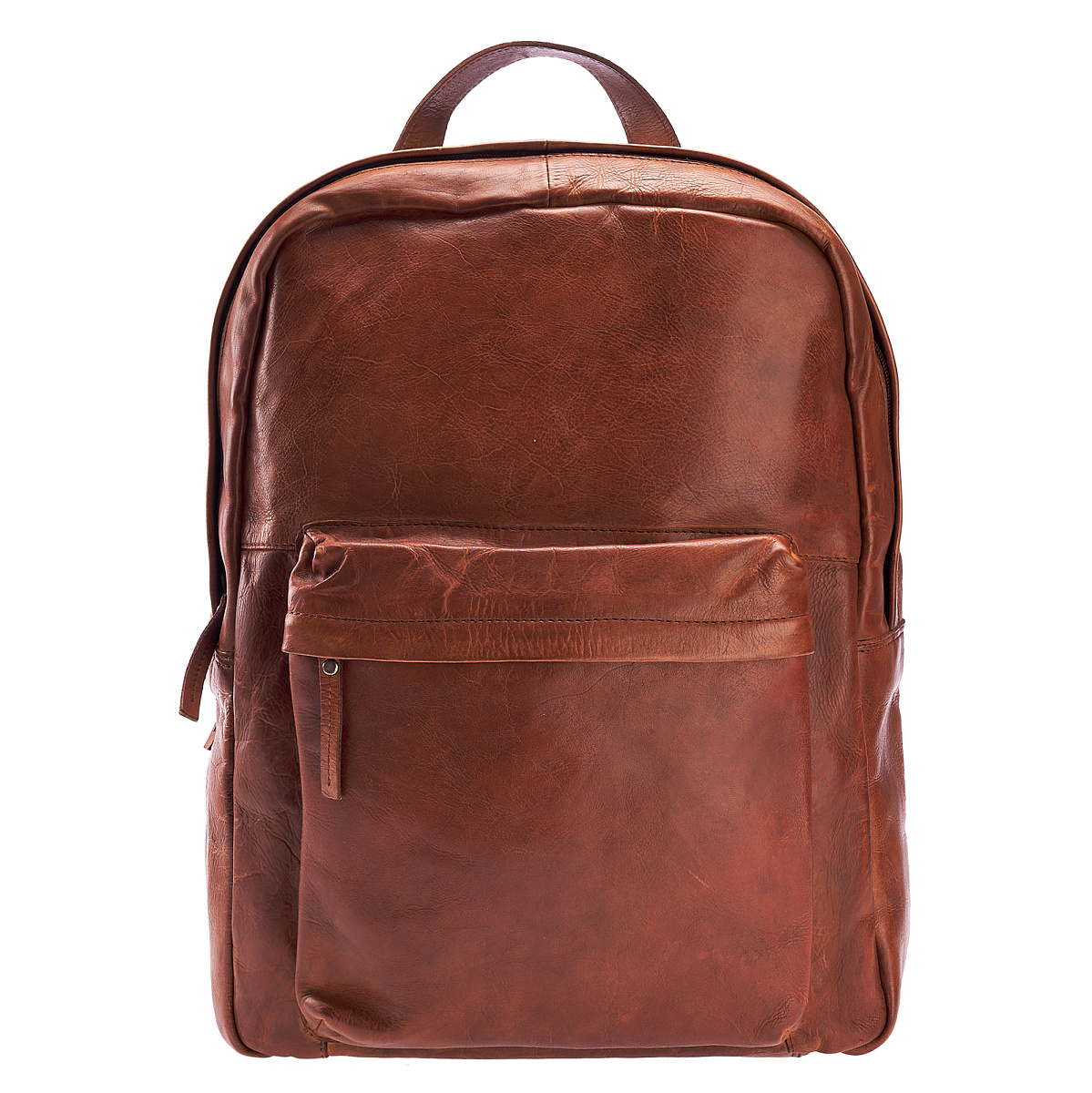 Рюкзак Dr.Koffer из натуральной кожи светло-коричневый