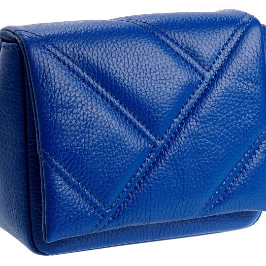 Женская сумка Dr. Koffer из натуральной кожи синяя