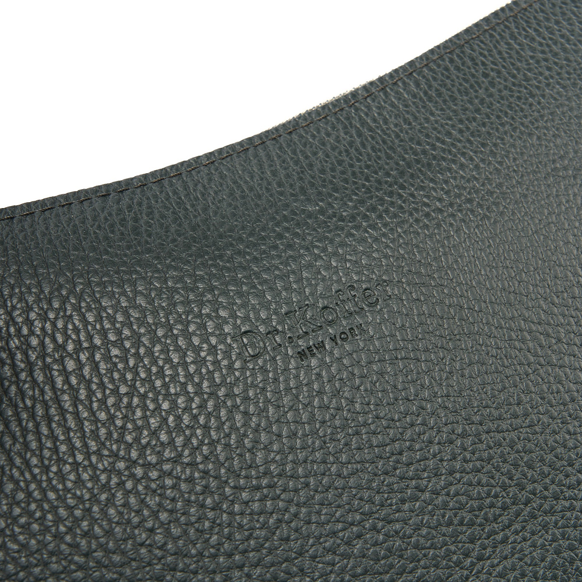 Женская сумка Dr. Koffer из натуральной кожи зеленая