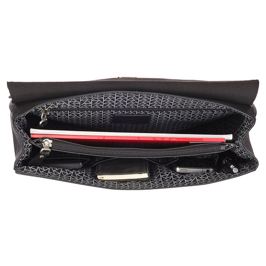 Портфель Dr.Koffer из натуральной кожи черный