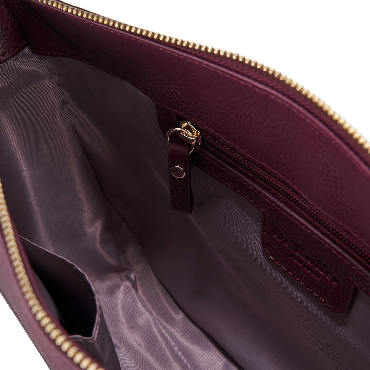 Женская сумка  Dr. Koffer из натуральной кожи бордовая