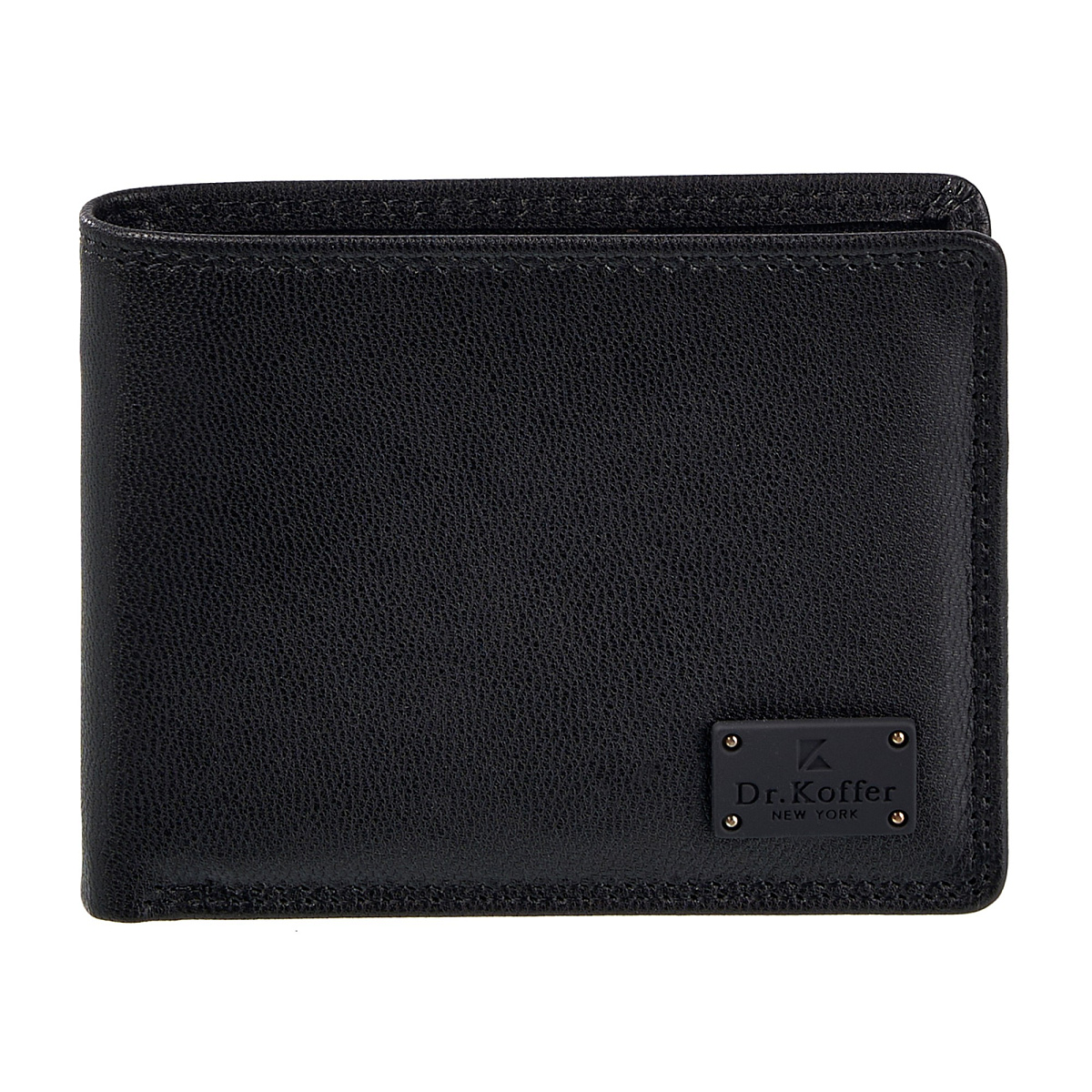 Портмоне Dr.Koffer из натуральной кожи черное