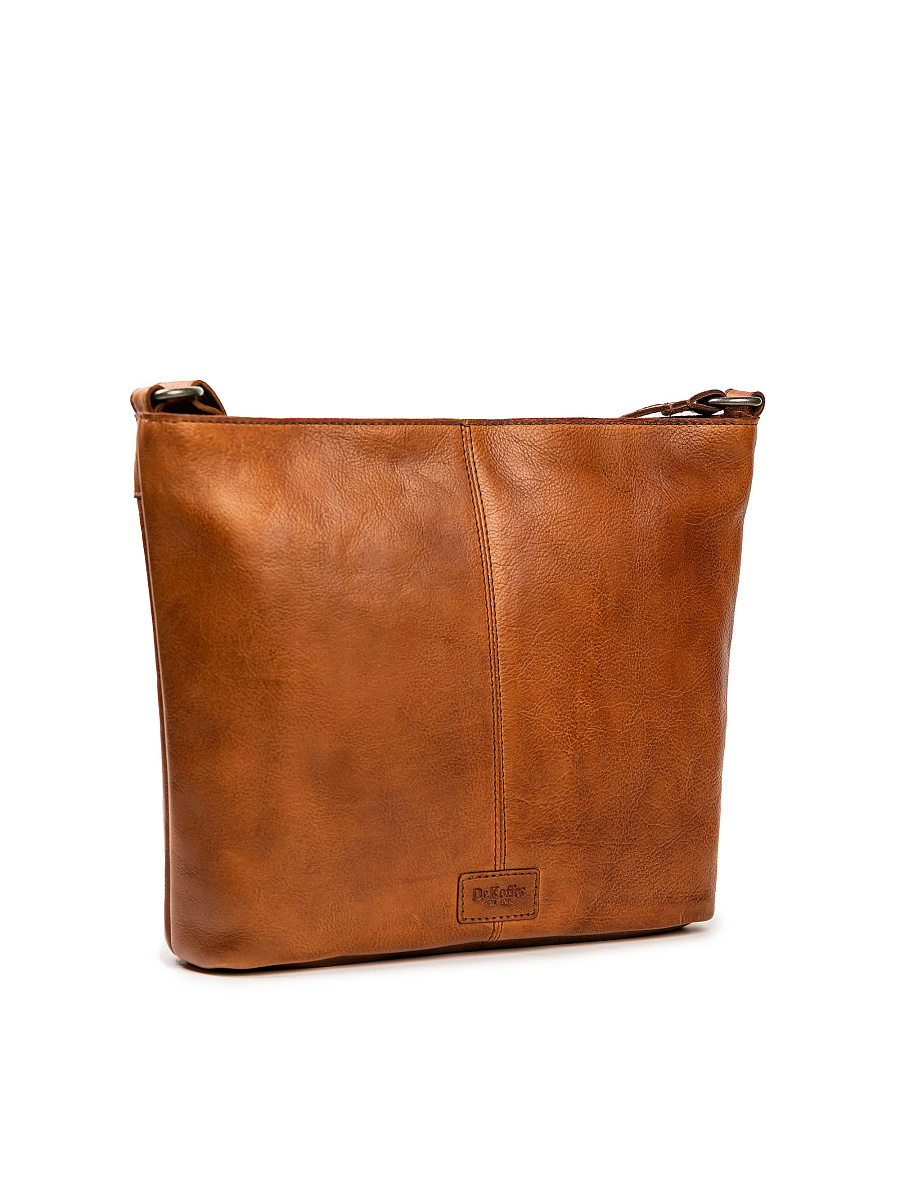 Сумка через плечо Dr.Koffer из натуральной кожи коричневая
