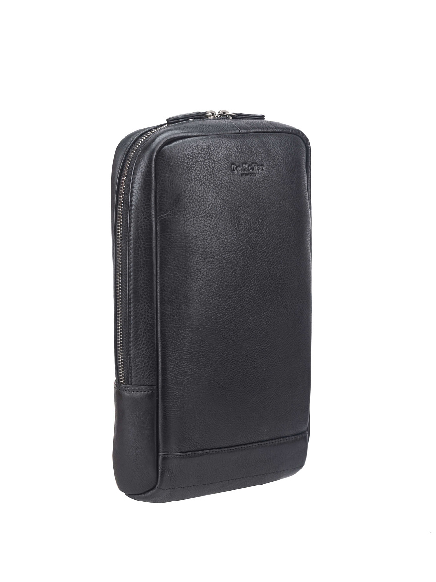 Рюкзак Dr. Koffer из натуральной кожи черный