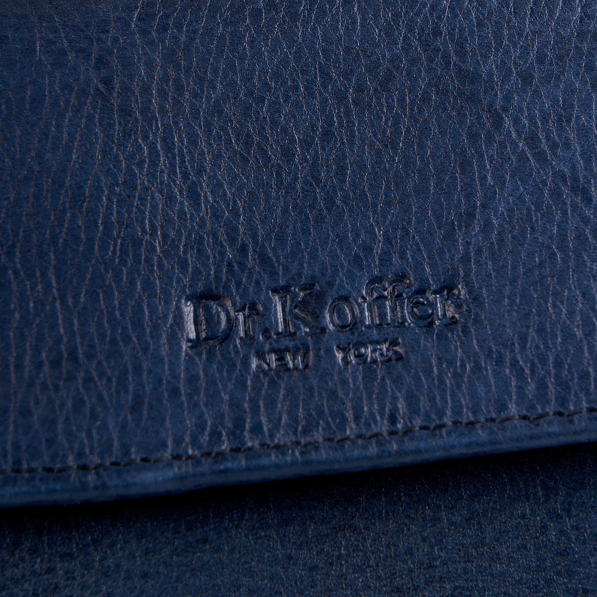 Портмоне Dr.Koffer из натуральной кожи синее