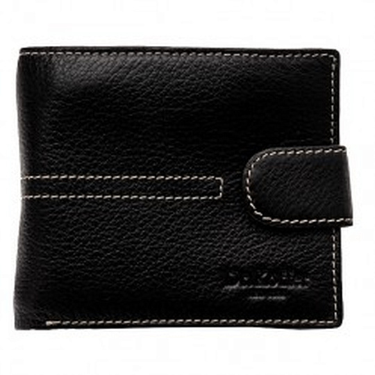 Портмоне Dr.Koffer из натуральной кожи черное