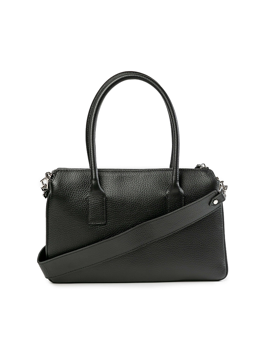 Женская сумка Dr.Koffer из натуральной кожи черная