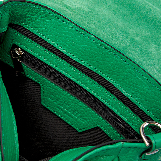 Женская сумка Dr. Koffer из натуральной кожи зеленая