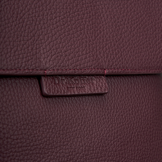 Рюкзак Dr. Koffer из натуральной кожи фиолетовый