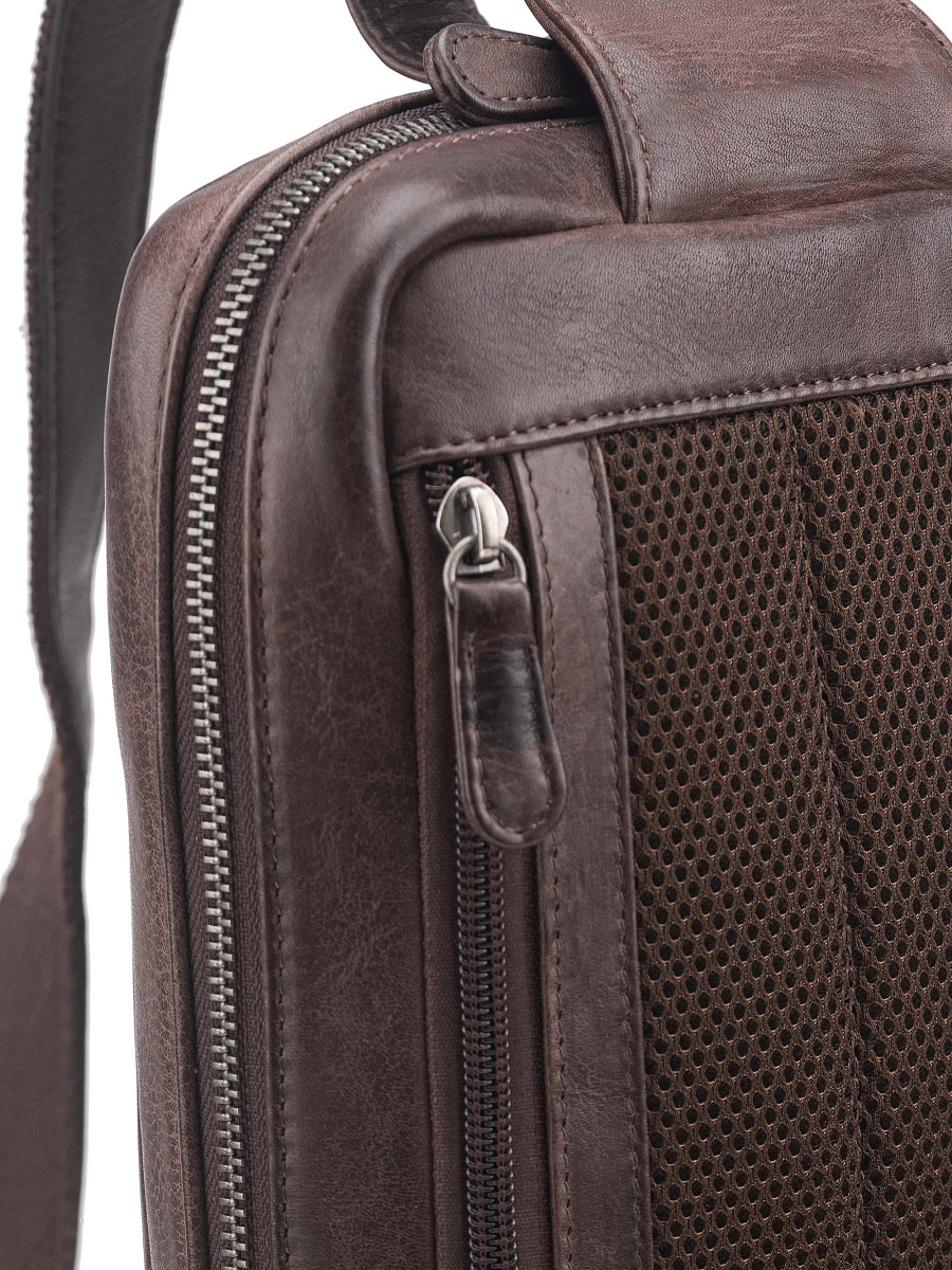 Рюкзак Dr. Koffer из натуральной кожи коричневый
