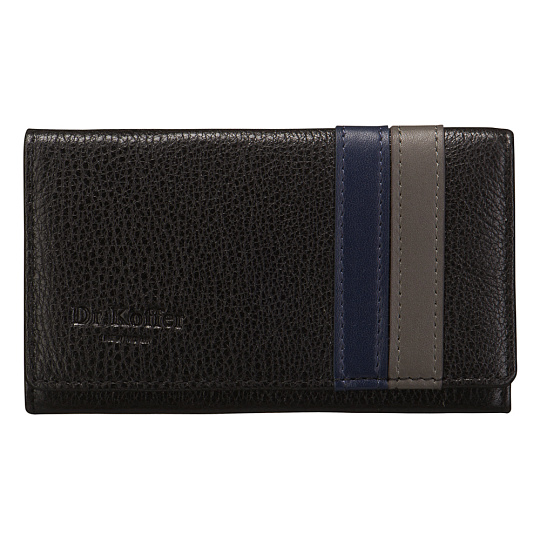 Ключница Dr.Koffer из натуральной кожи черная