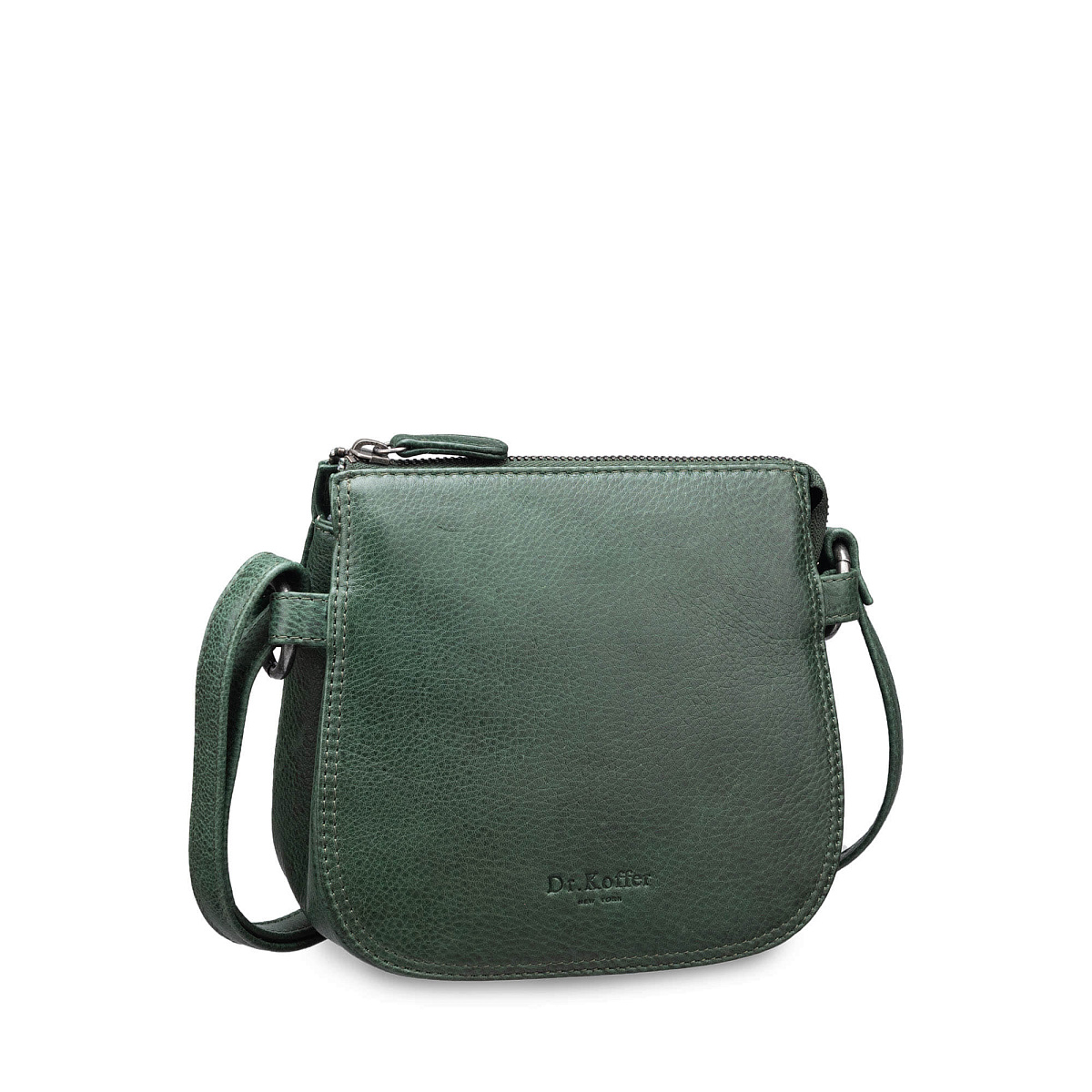 Женская сумка Dr.Koffer из натуральной кожи зеленая