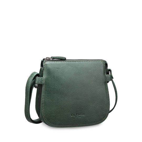 Женская сумка Dr.Koffer из натуральной кожи зеленая