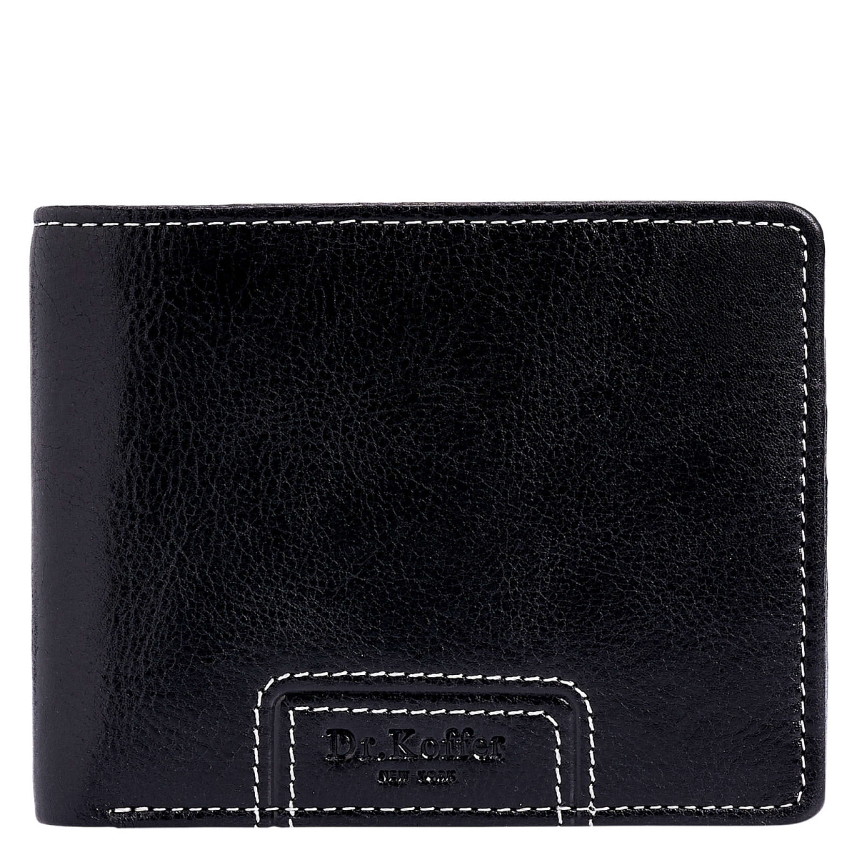 Портмоне Dr.Koffer из натуральной кожи черное